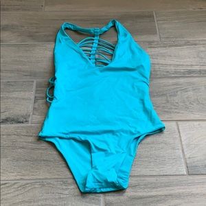 Khongboon corfu one pièce swim in teal